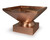 Atlantic Copper Spillway Bowl w/ Spillway - 26" Square