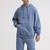 Men's Cerulean Hoodie, Casual Polyester & Cotton Hooded Sweatshirt Tops, Oversized