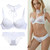 2021 New Embroidery Women Bra Sets Lace Push Up Underwear Brief 34/75 36/80 38/85 40/90 42/95 44/100 BCDE Cup Plus Size Lingerie