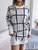 Rowan Plaid Sweater Dress
