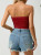 Siren Boat Neck Backless Top