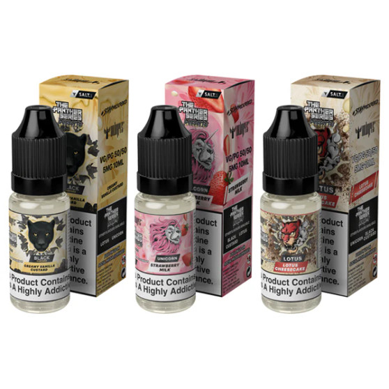 10mg The Panther Series Desserts By Dr Vapes 10ml Nic Salt (50VG/50PG)