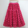 High Waist A-Line Lace Skirt