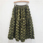 High Waist A-Line Lace Skirt