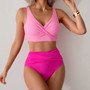 High Waist Ruched Bikini Set