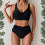 High Waist Ruched Bikini Set