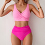 High Waist Ruched Bikini Set
