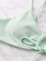 Low Waist Solid Bikini Set