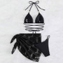 Low Waist Lace Split Bikini Set