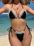 Halter Bandage Bikini Set