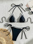 Halter Bandage Bikini Set
