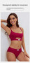 Low Waist Solid Bikini Set Bra