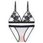 Push Up Lace Floral Lingerie Set