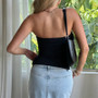 Off Shoulder Lace Sleeveless Tube Top