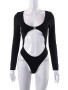 Long Sleeve Lace Bodycon Bodysuit