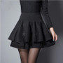 High Waist Mini Lace Mesh Skirt