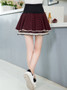 High Waist Mini Lace Mesh Skirt