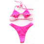 Low Waist Push Up Halter Bikini Set