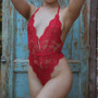 Sheer Lace Teddy Bodysuit