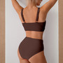 Twist Front High Waist Bikini