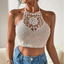 Tassel Halter Crop Top