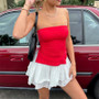 Strapless Bandeau Top
