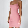Spaghetti Strap Bodycon Mini Dress