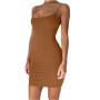 Spaghetti Strap Bodycon Mini Dress