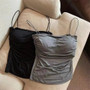 Pleated Corset Cami Top