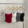 Pleated Corset Cami Top