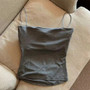 Pleated Corset Cami Top