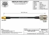 36-Inch - SMA Female to UHF Female (SO-239) Coaxial Cable – G839-CBL-36