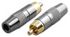 RCA Male Plug Professional Coaxial Connector - RCA-6003-D65