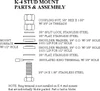 ARS K4 | 3/8-24 Threaded Antenna Stud Mount With Bolt Lug