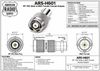 RP-TNC-Male to BNC-Female Coaxial Adapter Connector - ARS-H601