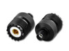 SMA-Female to UHF-Female Coaxial Adapter Connector - Black