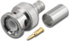 75-Ohm - BNC Straight Male (Plug) Dual Crimp Connector for RG-59 RG-62A