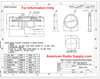 UG-492D BNC Bulkhead Feed-Thru Coaxial Adapter BNC-3192