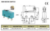 Mini Micro Switch On-(On)/NO/NC 3P 5A 125VAC - P/N CES-66-4012