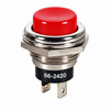 RED - Push Button Switch On/Off SPST 2P 4A 125VAC - P/N 66-2420