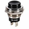 BLACK - Push Button Switch On/Off SPST 2P 4A 125VAC - P/N CES-66-2423