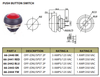 GREEN - Push Button Switch Off/On SPST 2P 3A 125VAC - CES-66-2443