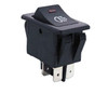 RED - Automotive Switch On/Off DPST 4P 35A/12VDC - CES-66-2295