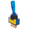 BLUE Illuminated Automotive Switch On/Off SPST 3P 20A/12VDC CES-66-2012