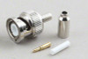 BNC-Male Dual Crimp Plug Coaxial Connector for RG-174 RG-316