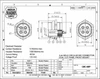 CMC-4MP - 4-Pin - Microphone & Electrical Cable Connector - Panel Jack