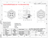 CMC-4MP - 4-Pin - Microphone & Electrical Cable Connector - Panel Jack