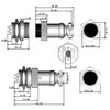 3-Pin - Microphone & Electrical Cable Connector - ARS-9303-CBL