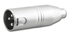 3-Pin Male Plug to RCA-Female - XLR Microphone Adapter - XAD-3MRCAF