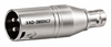 3-Pin - Male Plug to BNC-Female - XLR Microphone Adapter - XAD-3MBNCF